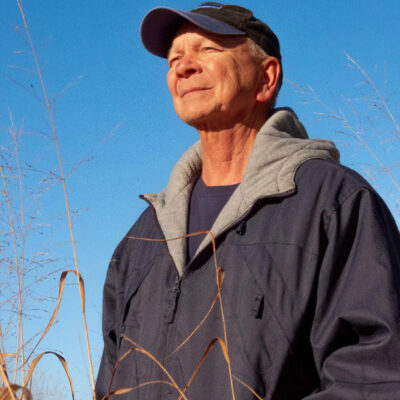 David Cline Farmer growing Miscanthus using regenerative agriculture practices for Better Earth