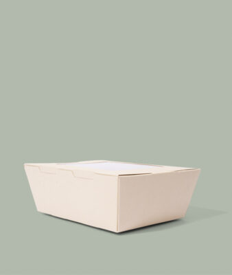 Medium Better Box #8, Compostable Bamboo kraft w/ Clear PLA Window