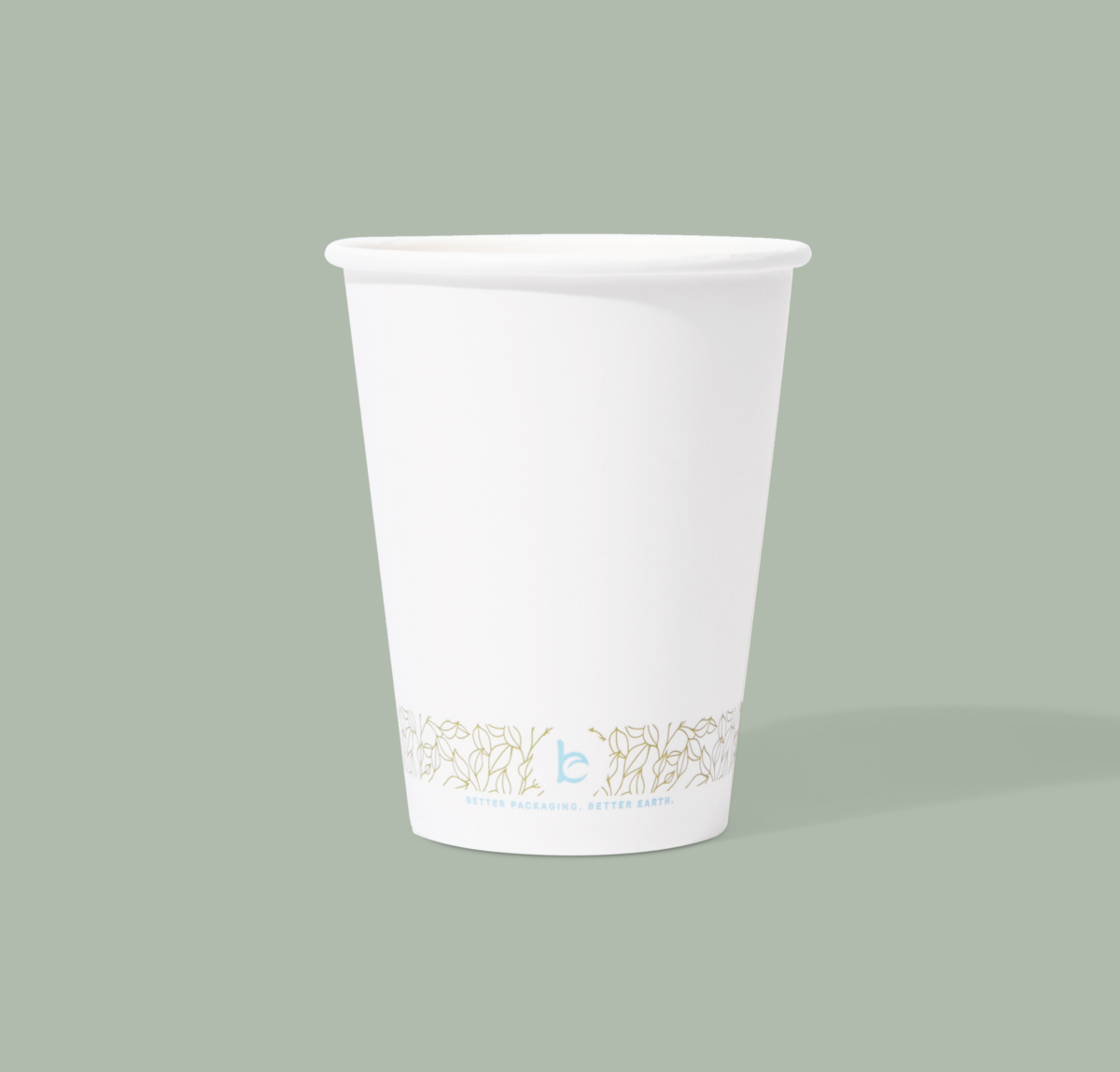 12oz Single Wall Hot Cup, Compostable, 1000/cs