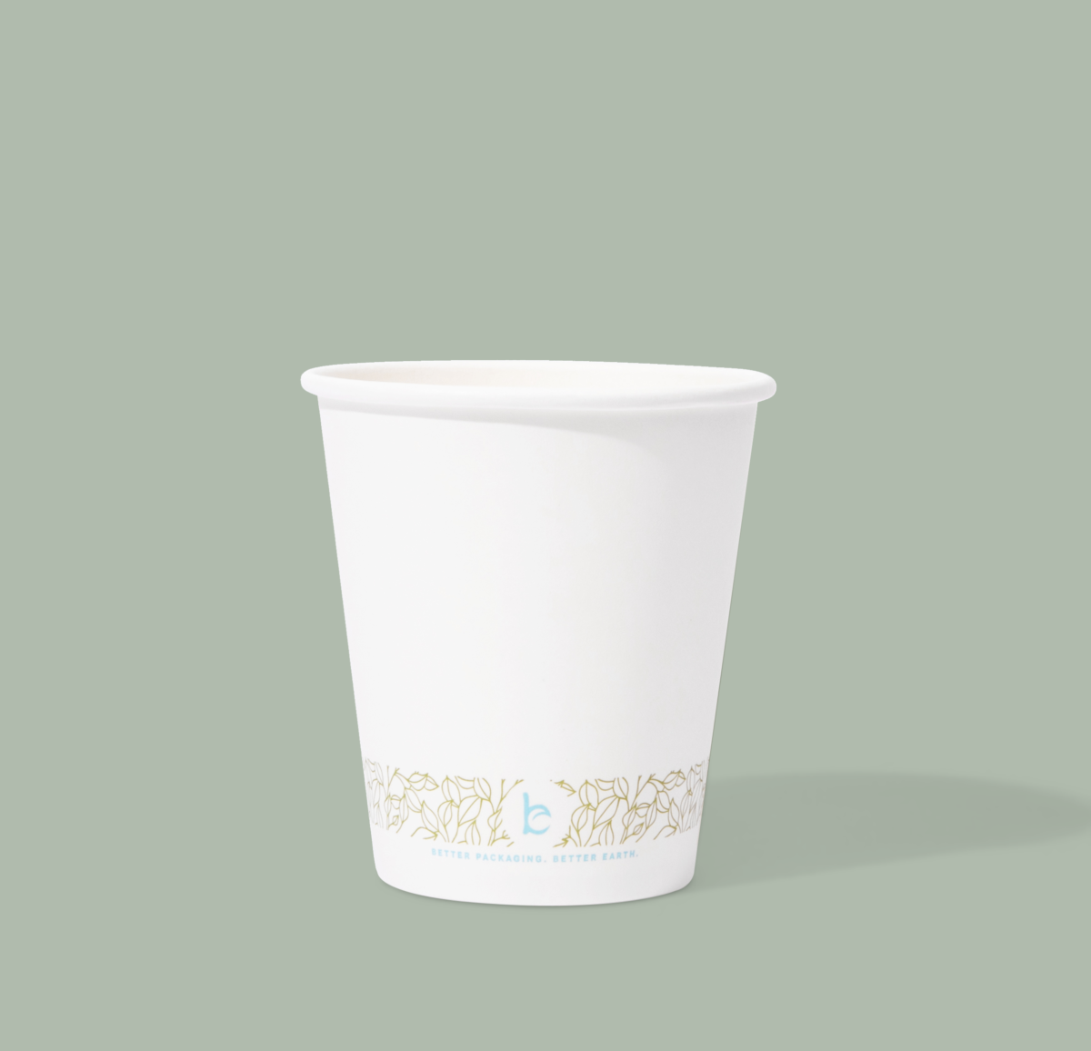 8oz Single Wall Hot Cup, Compostable, 1000/cs