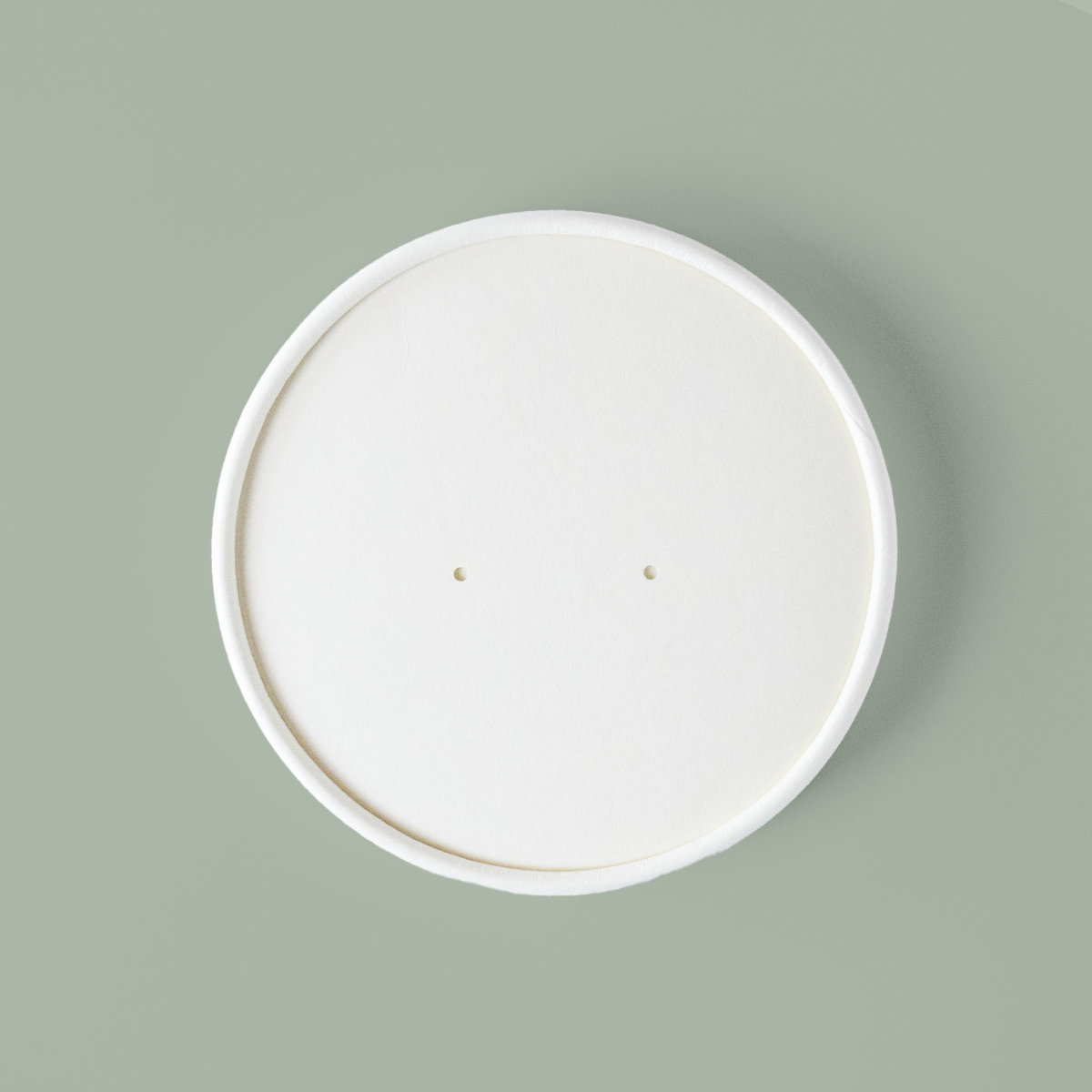 12oz-32oz PLA-lined Bleached Paper Food Container Lid (115 mm), 500/cs