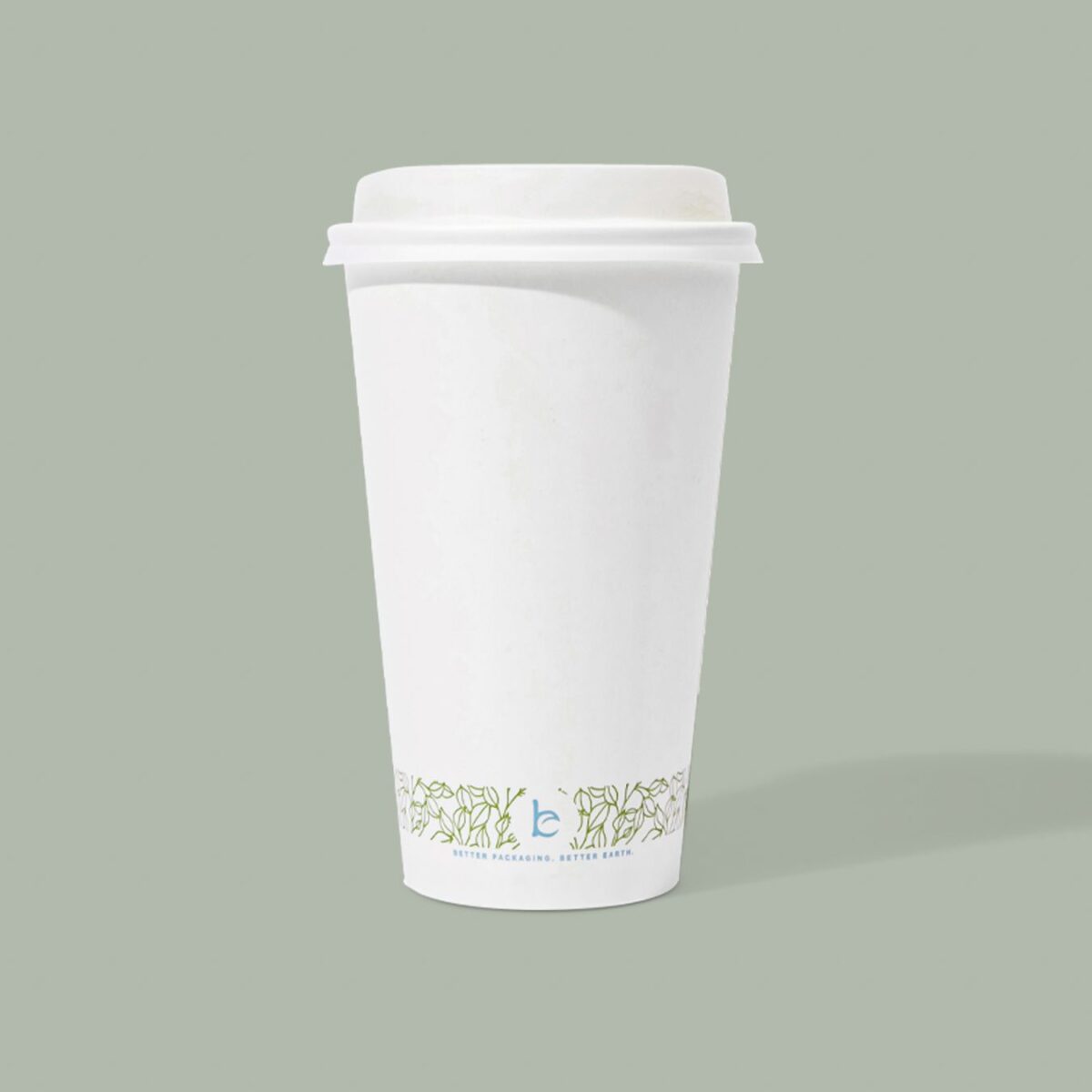 16oz Single Wall Hot Cup, Compostable, 1000/cs