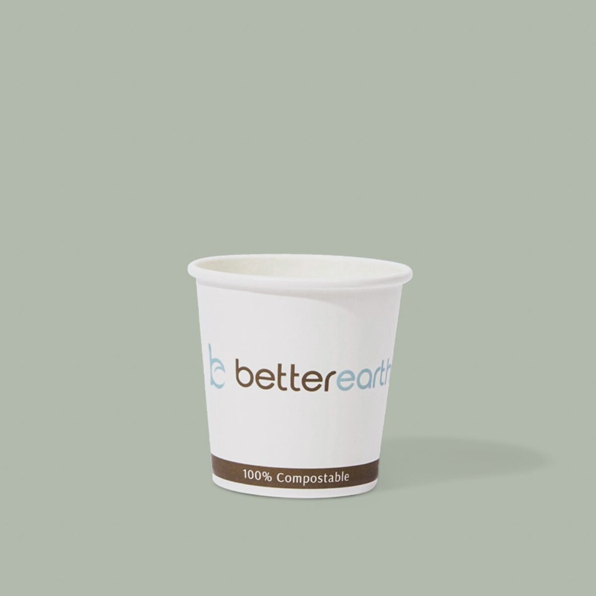 4oz Single Wall Hot Cup, Compostable, 1000/cs