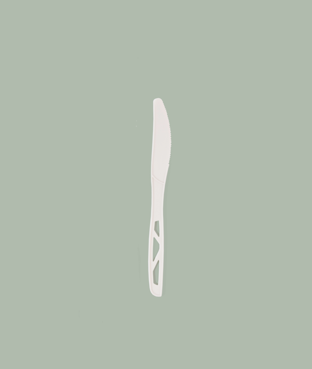 Knife,  Medium Weight White – Bulk CPLA Compostable Cutlery 1000/case